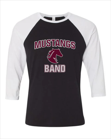 Northside Mustangs Band # 1 Men's Baseball T-Shirt
