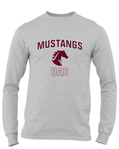 Northside Mustangs Dad Men's LS T-Shirt