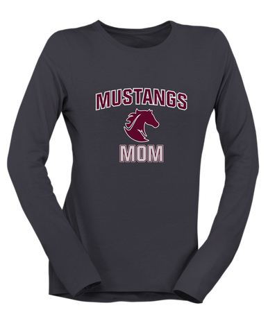 Northside Mustangs Mom Women's Premium LS T-Shirt