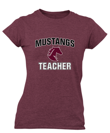 Northside Mustangs Teacher Women's SS T-Shirt