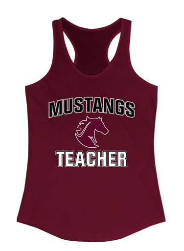 Northside Mustangs Teacher Women's Tank Top
