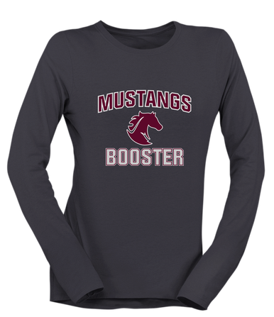 Northside Mustangs Booster Women's Premium LS T-Shirt