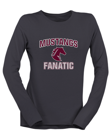 Northside Mustangs Fanatic Women's LS T-Shirt