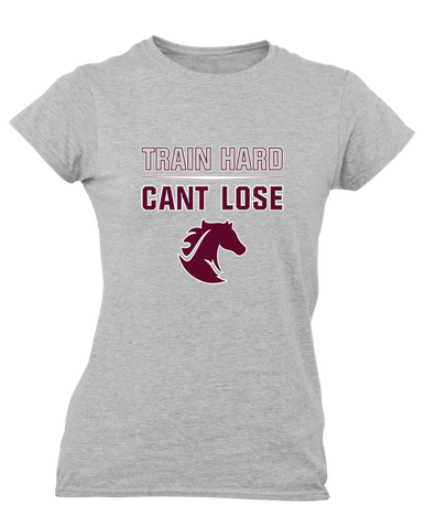 Northside Mustangs Train Hard, Can't Lose Women's SS T-Shirt