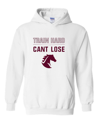 Northside Mustangs Train Hard, Can't Lose Men's Hoodie