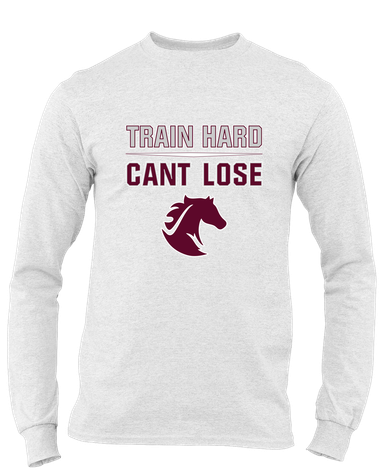 Northside Mustangs Train Hard, Can't Lose Men's LS T-Shirt