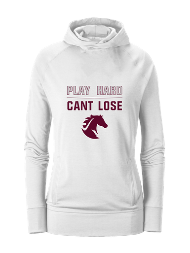 Northside Mustangs Play Hard, Can't Lose Women's Hoodie