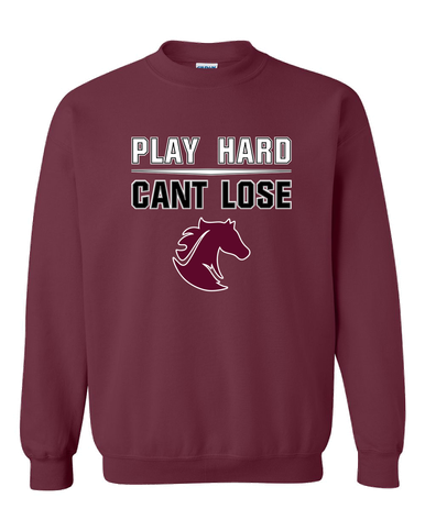 Northside Mustangs Play Hard, Can't Lose Men's Sweatshirt