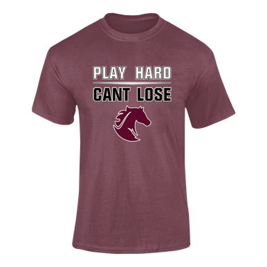 Northside Mustangs Play Hard, Can't Lose Men's SS T-Shirt