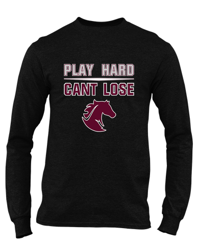 Northside Mustangs Play Hard, Can't Lose Men's Premium LS T-Shirt