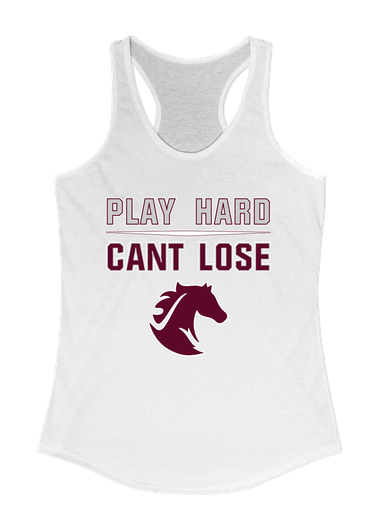 Northside Mustangs Play Hard, Can't Lose Women's Tank Top