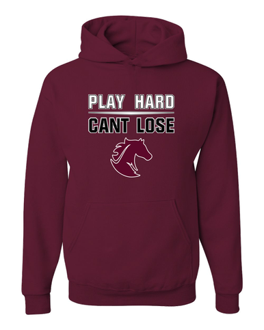 Northside Mustangs Play Hard, Can't Lose Men's Premium Hoodie