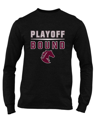Northside Mustangs Playoff Bound Men's LS T-Shirt
