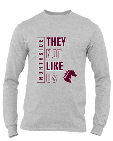 Northside Mustangs They Not Like Us #1 Men's Premium LS T-Shirt
