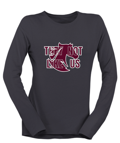 Northside Mustangs They Not Like Us #2 Women's LS T-Shirt
