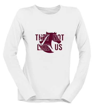 Northside Mustangs They Not Like Us #2 Women's Premium LS T-Shirt