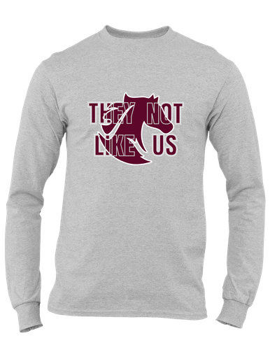 Northside Mustangs They Not Like Us #2 Men's LS T-Shirt