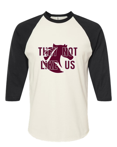 Northside Mustangs They Not Like Us #2 Women's Baseball T-Shirt