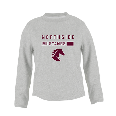Northside Mustangs Mascot #7 Women's Sweatshirt