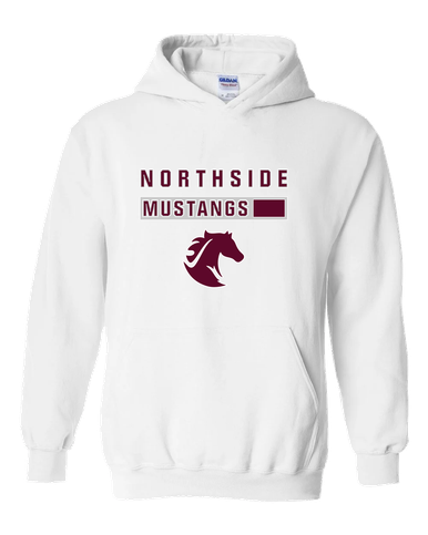 Northside Mustangs Mascot #7 Men's Hoodie