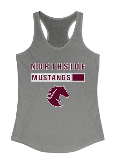 Northside Mustangs Mascot #7 Women's Tank Top