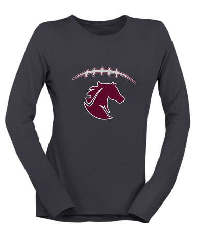 Northside Mustangs Football #2 Women's Premium LS T-Shirt