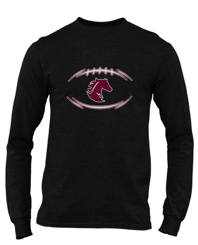 Northside Mustangs Football #3 Men's LS T-Shirt