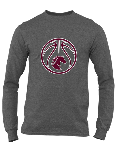 Northside Mustangs Basketball #2 Men's LS T-Shirt
