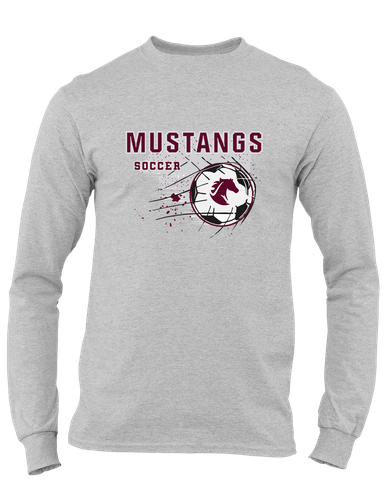 Northside Mustangs Soccer #2 Men's LS T-Shirt