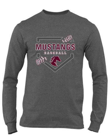 Northside Mustangs Baseball #2 Men's Premium LS T-Shirt