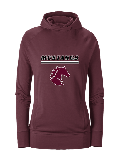 Northside Mustangs Mascot #8 Women's Hoodie