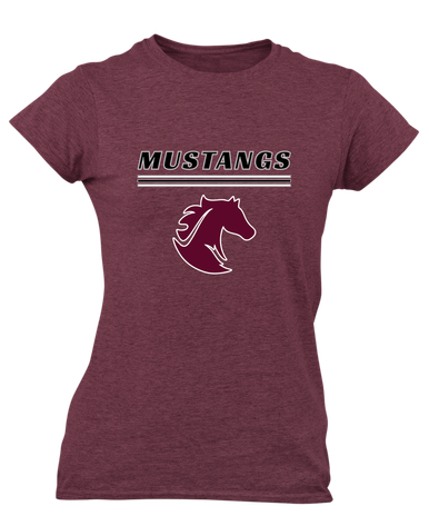 Northside Mustangs Mascot #8 Women's Premium SS T-Shirt