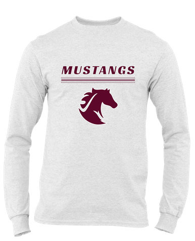 Northside Mustangs Mascot #8 Men's Premium LS T-Shirt