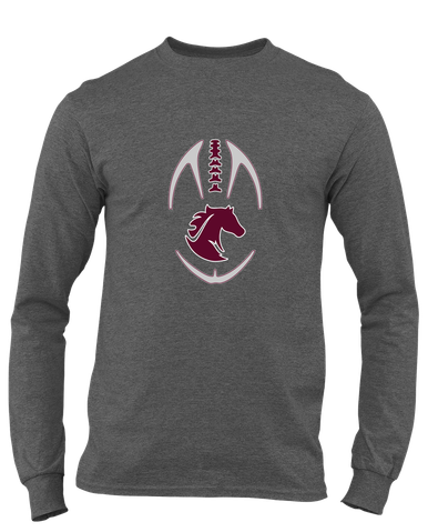 Northside Mustangs Football #4 Men's LS T-Shirt
