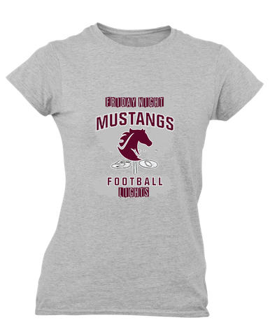 Northside Mustangs Football #6 Women's SS T-Shirt