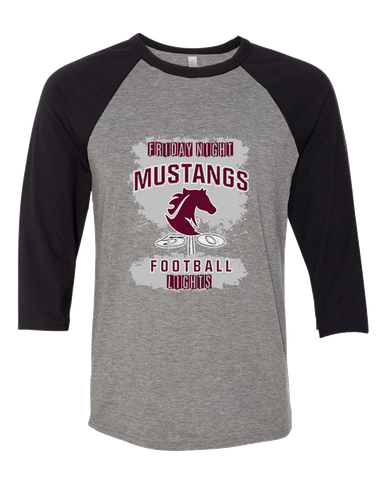 Northside Mustangs Football #6 Men's Baseball T-Shirt