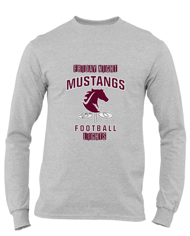 Northside Mustangs Football #6 Men's Premium LS T-Shirt