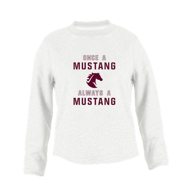 Northside Mustangs Once A Women's Sweatshirt