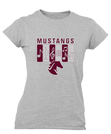 Northside Mustangs Band # 2 Women's SS T-Shirt