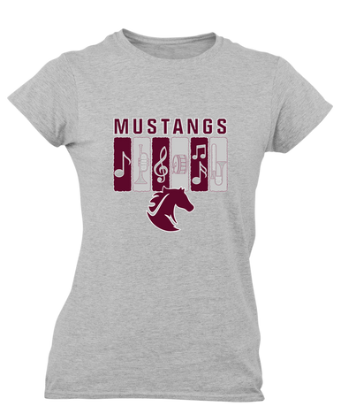Northside Mustangs Band # 2 Women's Premium SS T-Shirt