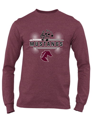 Northside Mustangs Band # 3 Men's LS T-Shirt