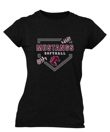 Northside Mustangs Softball #2 Women's SS T-Shirt