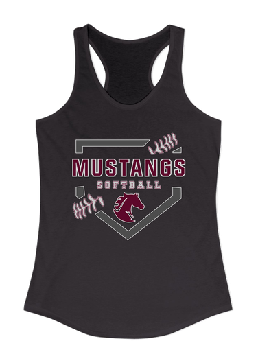 Northside Mustangs Softball #2 Women's Tank Top