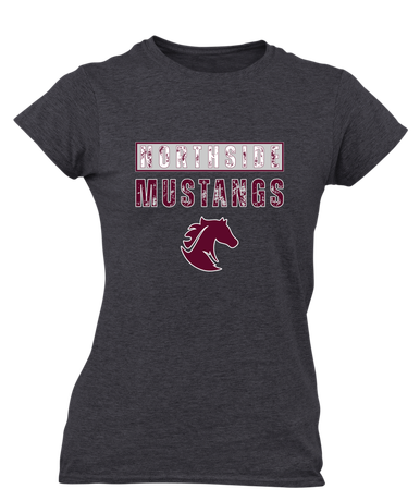 Northside Mustangs Mascot #9 Women's Premium SS T-Shirt