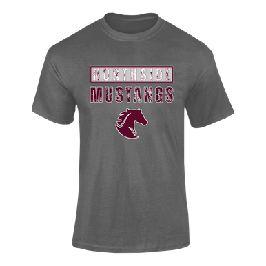 Northside Mustangs Mascot #9 Men's SS T-Shirt