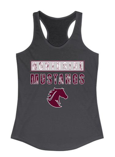 Northside Mustangs Mascot #9 Women's Tank Top