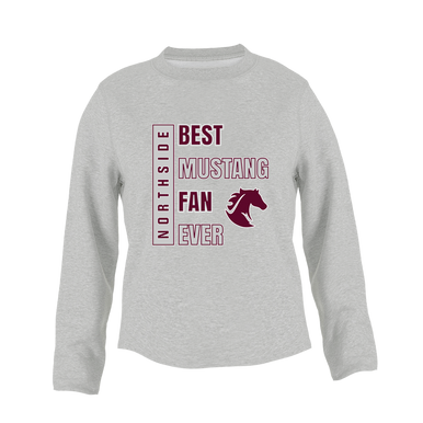 Northside Mustangs Best Mustang Fan Women's Sweatshirt