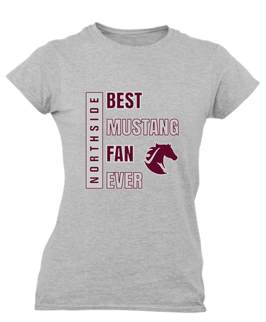 Northside Mustangs Best Mustang Fan Women's SS T-Shirt