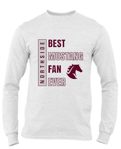 Northside Mustangs Best Mustang Fan Men's Premium LS T-Shirt