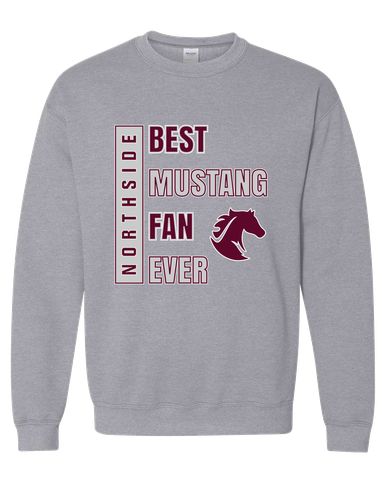 Northside Mustangs Best Mustang Fan Men's Sweatshirt